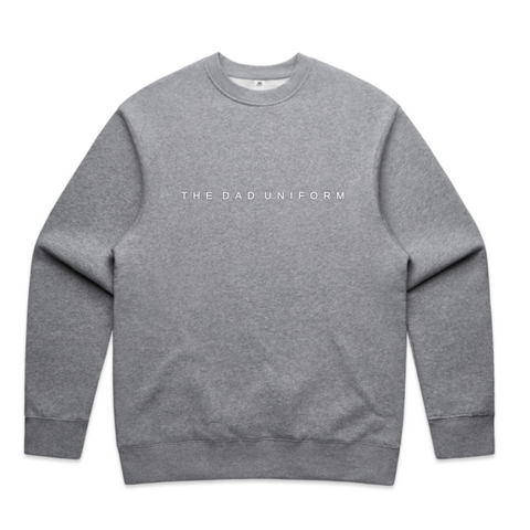 THE DAD RELAX FIT GREY CREW